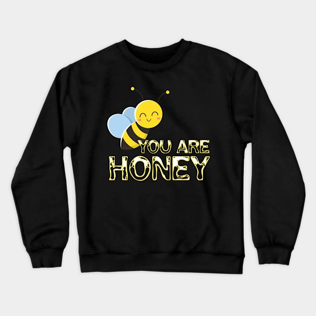 honey bees Crewneck Sweatshirt by Abu Muorad